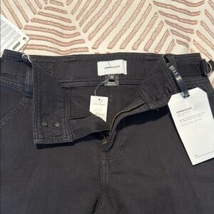 Current/Elliott Charcoal Cropped Pants